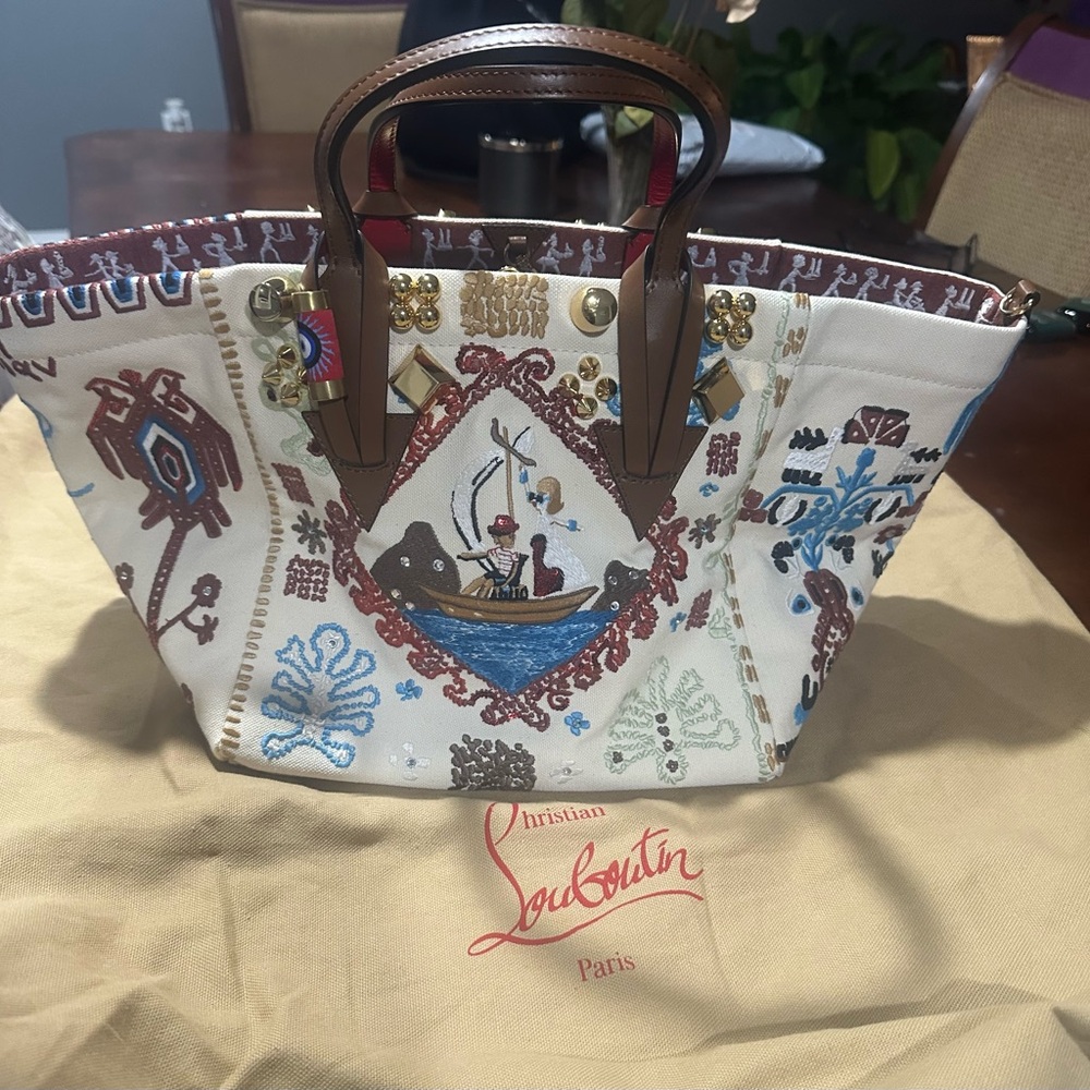 Christian Louboutin Embroidered Tote